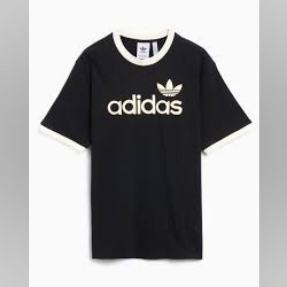 Adidas Mens Original Black Simple Tee Size Medium